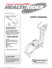 HealthRider Cross Trainer 990S User Manual