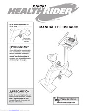 Healthrider Health Rider R1000t Bike Manual Del Usuario