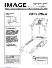 Image 760 Treadmill User Manual