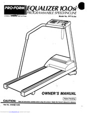 Pro-Form Equalizer 10.0si Manual