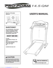 ProForm 14.5qm Treadmill User Manual