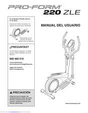 Pro-Form PFEVEL72912.0 Manual Del Usuario