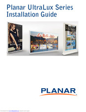 Planar UltraLux Series Installation Manual