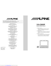 Alpine IVA-C800R Owner's Manual
