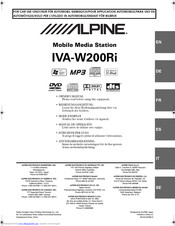 Alpine IVA-W200Ri Owner's Manual