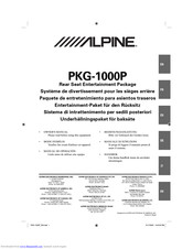 Alpine PKG-1000P Owner's Manual