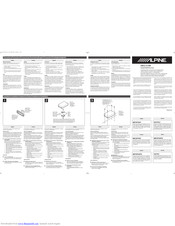 Alpine ERA-G320 Manual For Installation And Connections
