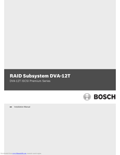 Bosch DVA-12T Installation Manual