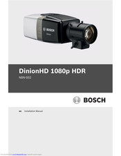 Bosch DinionHD NBN-932 Installation Manual