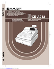 Sharp XE-A212 Instruction Manual