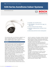 Bosch G3A Series Manual