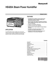 Honeywell HE420A Manual
