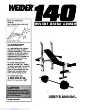 Weider 140w/weight Manual