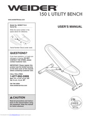 Weider 150 L Utility Bench Manual