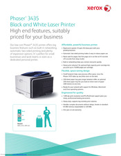Xerox Phaser 3435DN Specifications