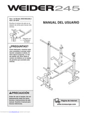 Weider WEEVBE3296.0 Manual Del Usuario