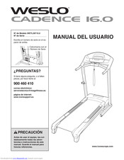 Weslo Cadence 21.0 Cwl Treadmill Manual Del Usuario