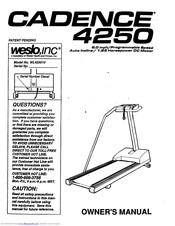 Weslo WL425010 Manual