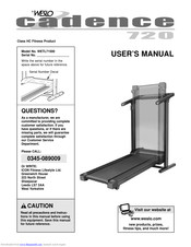 Weslo WETL71500 User Manual