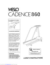 Weslo WCTL86002 Livret D'instructions Manual