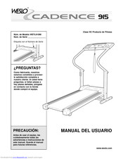 Weslo WETL91090 Manual Del Usuario