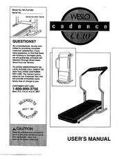 Weslo Cadence Ct10 Manual