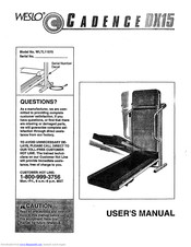 Weslo WLTL11570 Manual