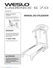 Weslo Cadence G 7.0 Manual Do Utilizador