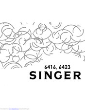 Singer 6416 Manual