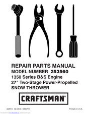 Craftsman 253560 Repair Parts Manual