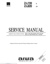 AIWA Z-L820 Service Manual