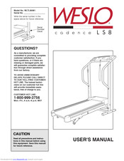 Weslo Cadence LS 8 User Manual