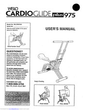 Weslo Cardio Glide Plus 975 Manual