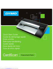 DYMO CardScan Team Quick Start Manual