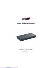 ATCOM APBX IP08 User Manual