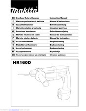 Makita HR160D Instruction Manual