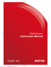 SONIQ D300-AU Insrtruction Manual