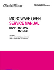 Goldstar MV1526B Service Manual