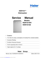 Haier HDW101SS Service Manual