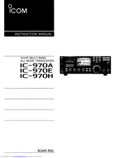 ICOM IC-970H Instruction Manual