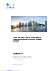 Cisco ME-3600X-24CX Series Manual