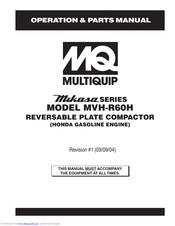 Multiquip MVH-R60H Operations & Parts Manual