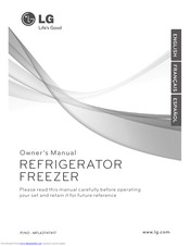 LG freezer Owner's Manual