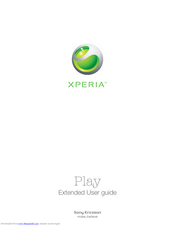 Sony Ericsson XPERIA PLAY R800x Extended User Manual