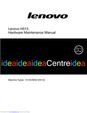 Lenovo 10125/90A4 Maintenance Manual