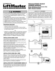 Chamberlain LiftMaster 535LM Security+ Owner's Manual
