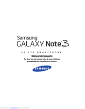 Samsung SM-N900A Manual Del Usuario