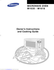 SAMSUNG M1618 Owner's Instructions And Cooking Manual