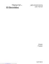 ELECTROLUX EUF10810 User Manual