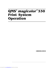 Qms Magicolor 330 Manual